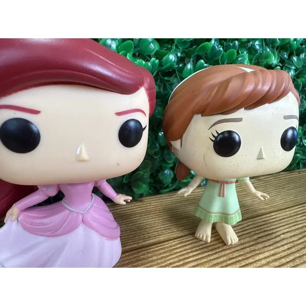 Bundle of 5 Funko Pop Princess Pony  Pinkie Pie Vinyl Figure Frozen Ariel Belle